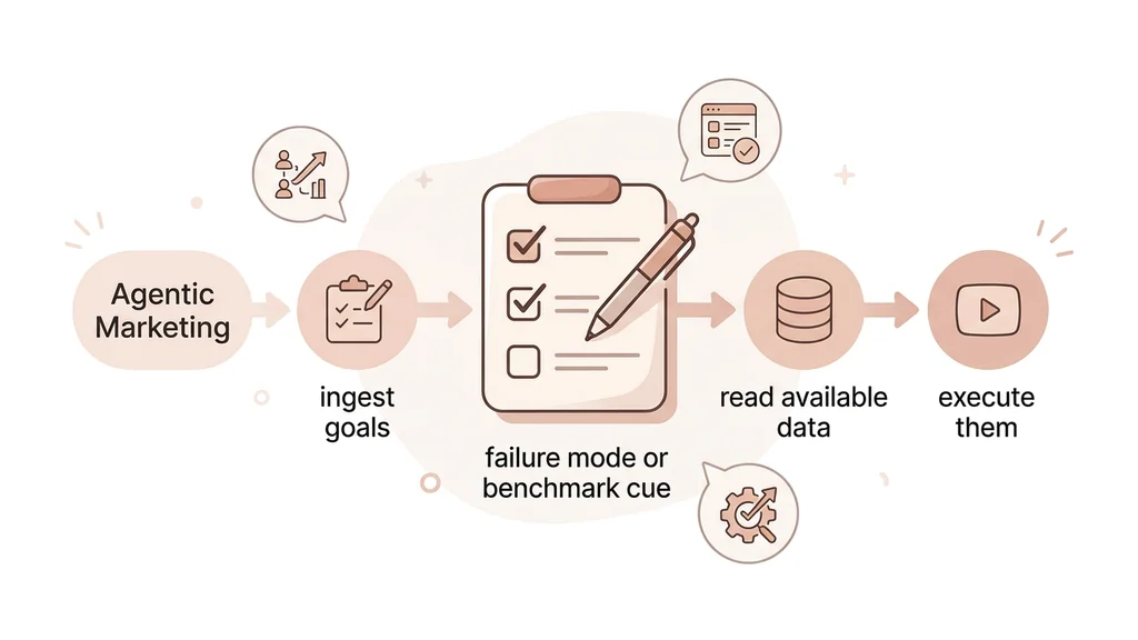 Infographic summarizing the key points of The Agentic Workflow Lifecycle