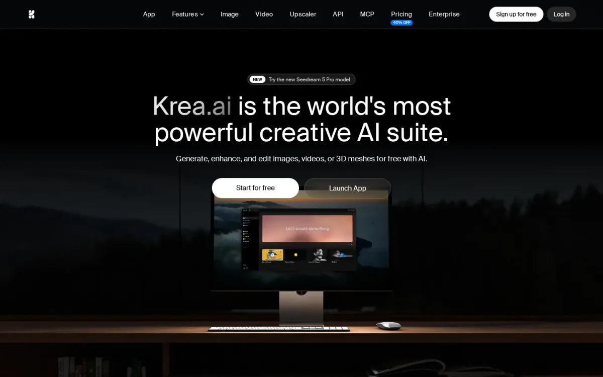 Krea — Real-time creative suite for ad-ready visuals