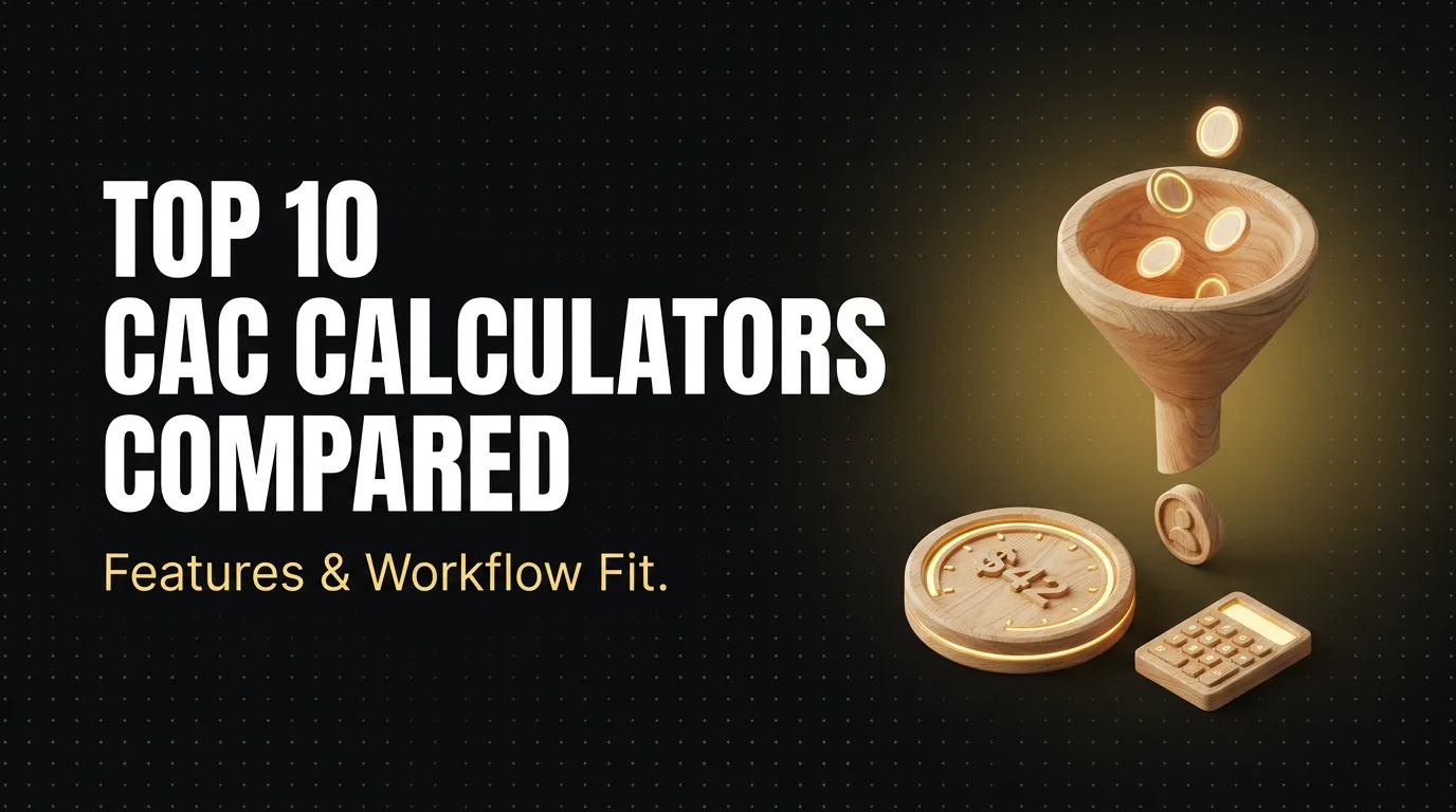 CAC Calculators Compared: 10 Tools for Paid Media Teams