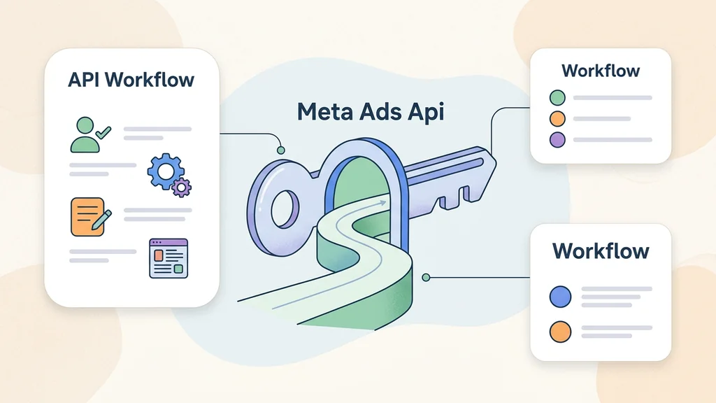 Infographic summarizing the key points of Implementing the API Workflow