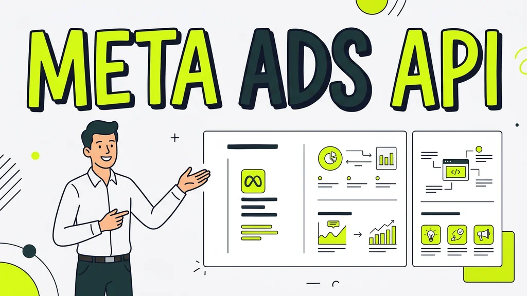 Cover illustration introducing Meta Ads Api