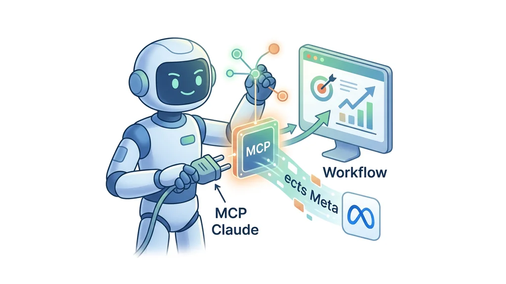 Infographic summarizing the key points of Defining the Meta Ads MCP Claude Integration
