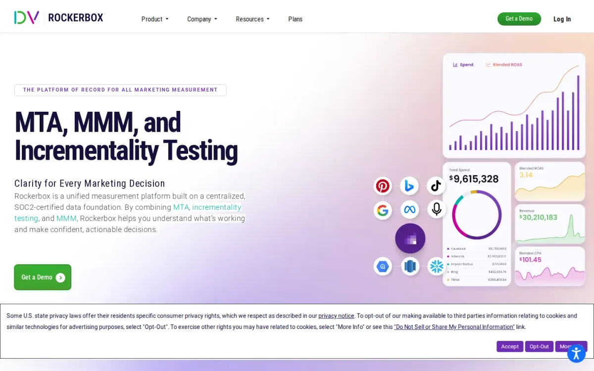 Rockerbox Review: Unified marketing measurement for complex mixes