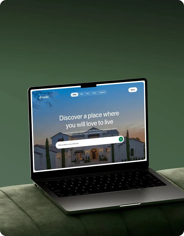 Laptop showing a subscription web app